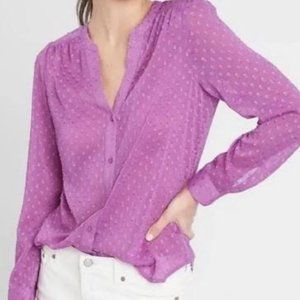 Banana Republic Blouse in Pink, Size S, EUC